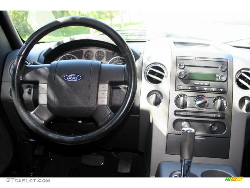 2004 F150 FX4 SuperCrew 4x4 - Black / Black photo #75