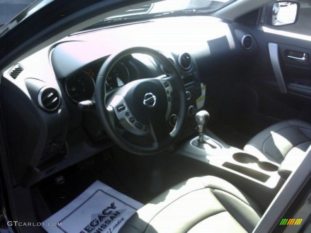 2010 Rogue SL AWD - Wicked Black / Black photo #6