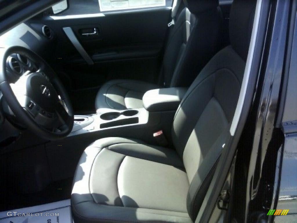 2010 Rogue SL AWD - Wicked Black / Black photo #7