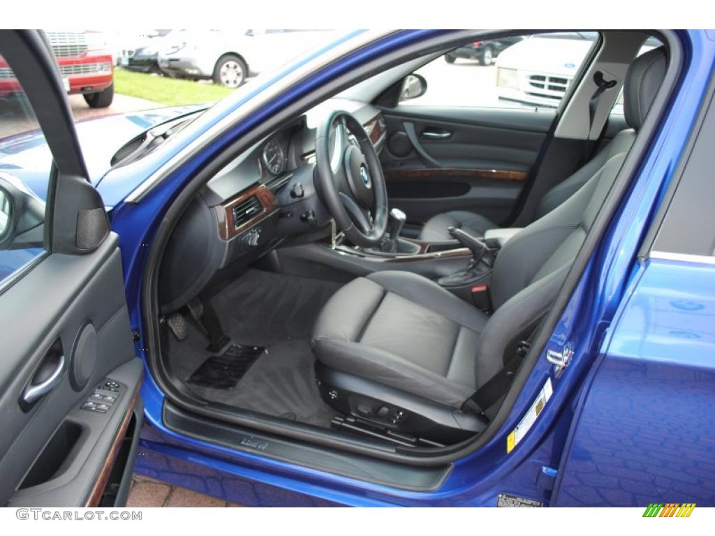 2007 3 Series 335i Sedan - Montego Blue Metallic / Black photo #13