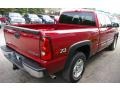 2005 Sport Red Metallic Chevrolet Silverado 1500 Z71 Extended Cab 4x4  photo #13