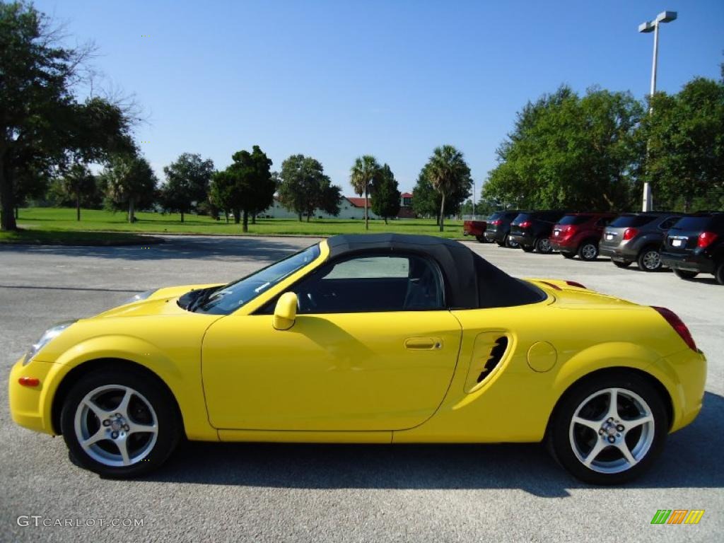 yellow toyota mr2 roadster #6