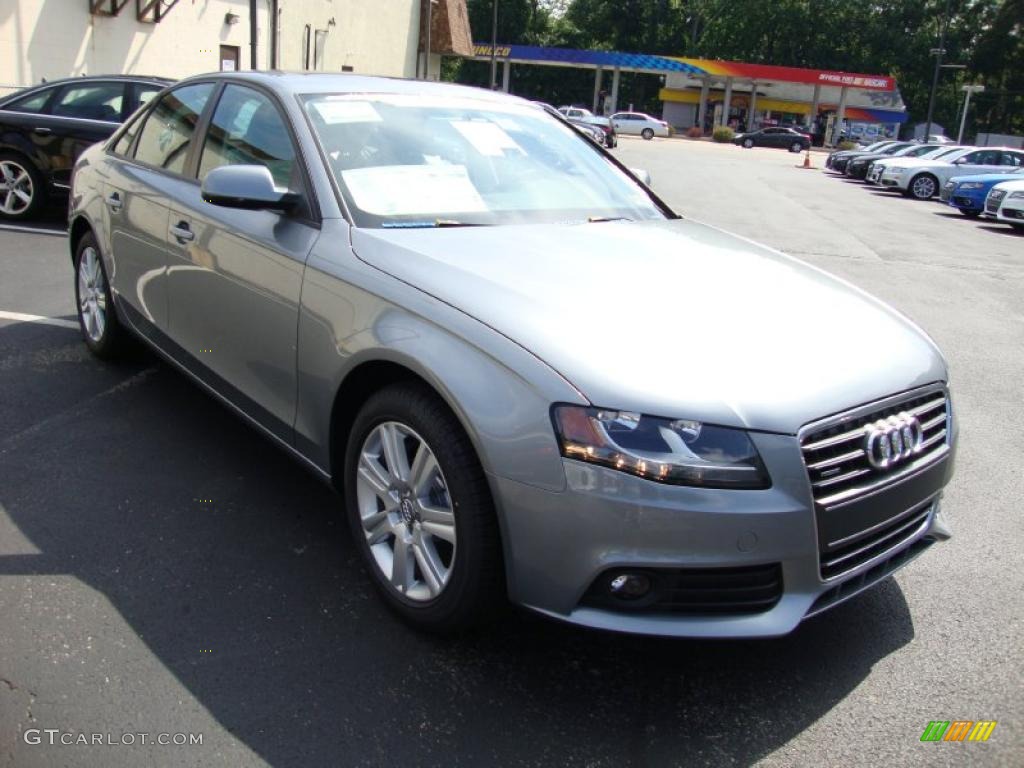 2011 A4 2.0T quattro Sedan - Monza Silver Metallic / Black photo #4