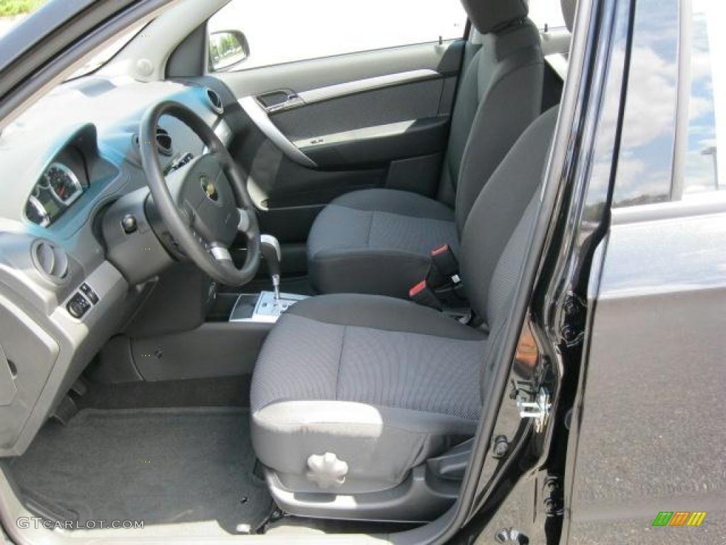 2010 Aveo LT Sedan - Black Granite / Charcoal photo #5