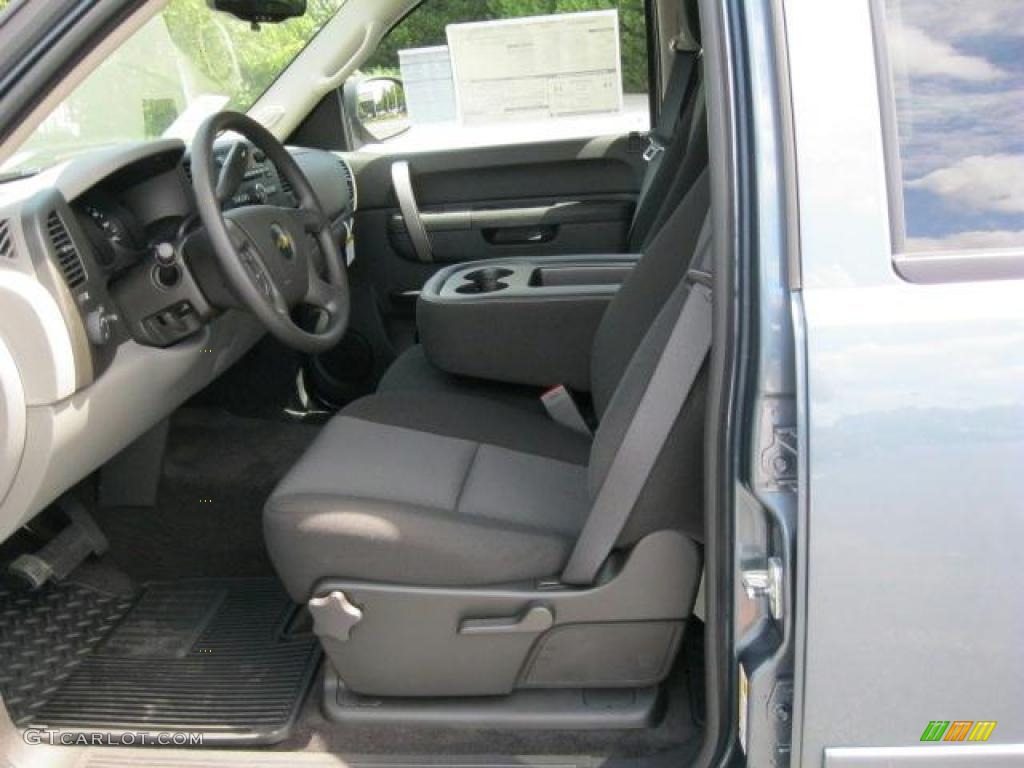 2010 Silverado 1500 LS Crew Cab - Blue Granite Metallic / Dark Titanium photo #5