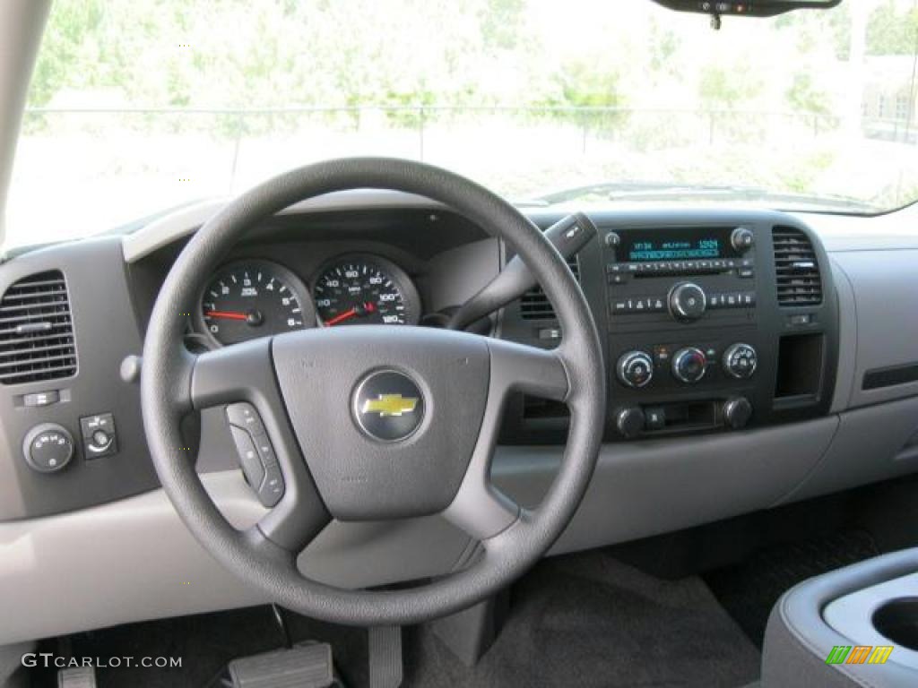 2010 Silverado 1500 LS Crew Cab - Blue Granite Metallic / Dark Titanium photo #7