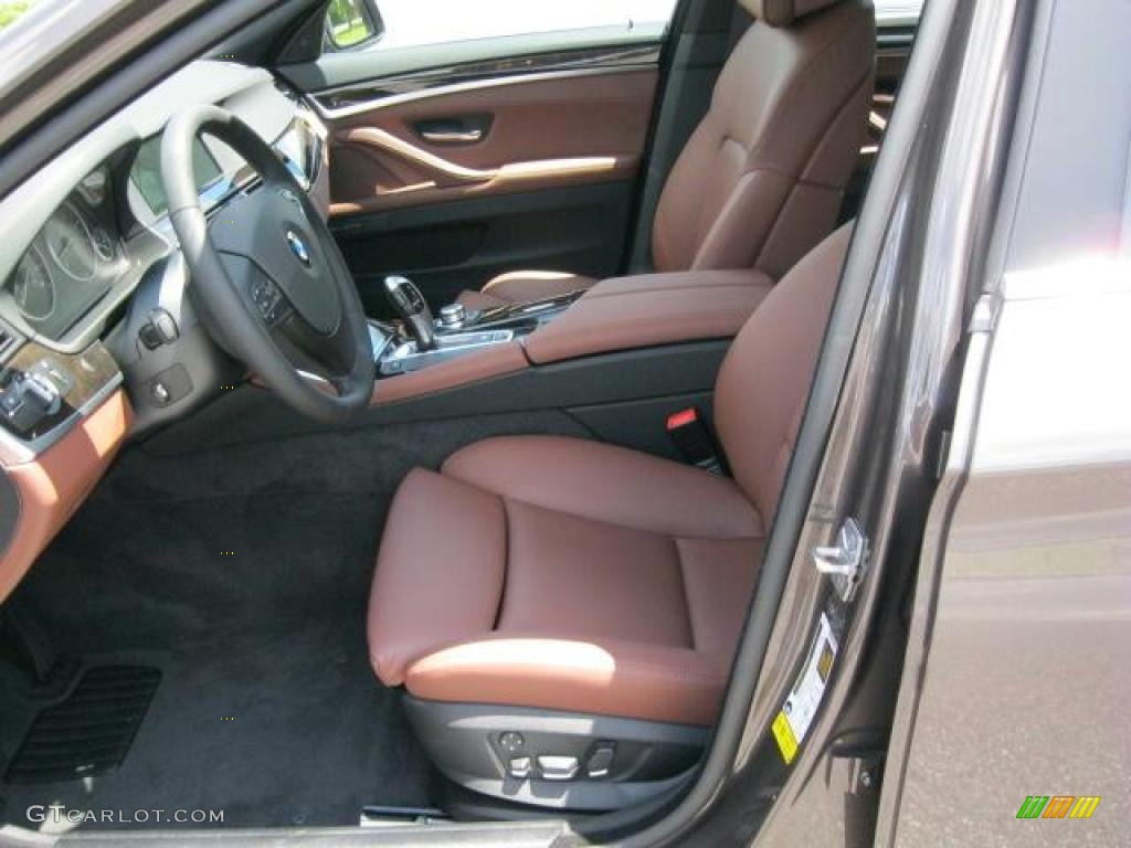 2011 5 Series 528i Sedan - Mojave Brown Metallic / Cinnamon Brown photo #5