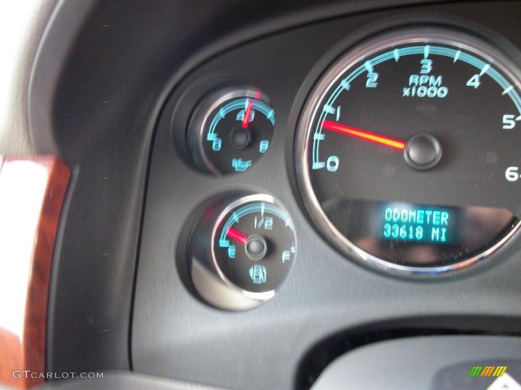 2008 Silverado 1500 LTZ Extended Cab 4x4 - Black / Light Titanium/Dark Titanium photo #21