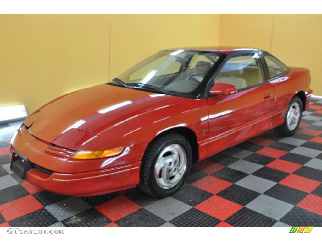 1993 S Series SC2 Coupe - Medium Red / Gray photo #3