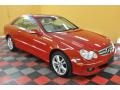 Mars Red 2008 Mercedes-Benz CLK 350 Coupe