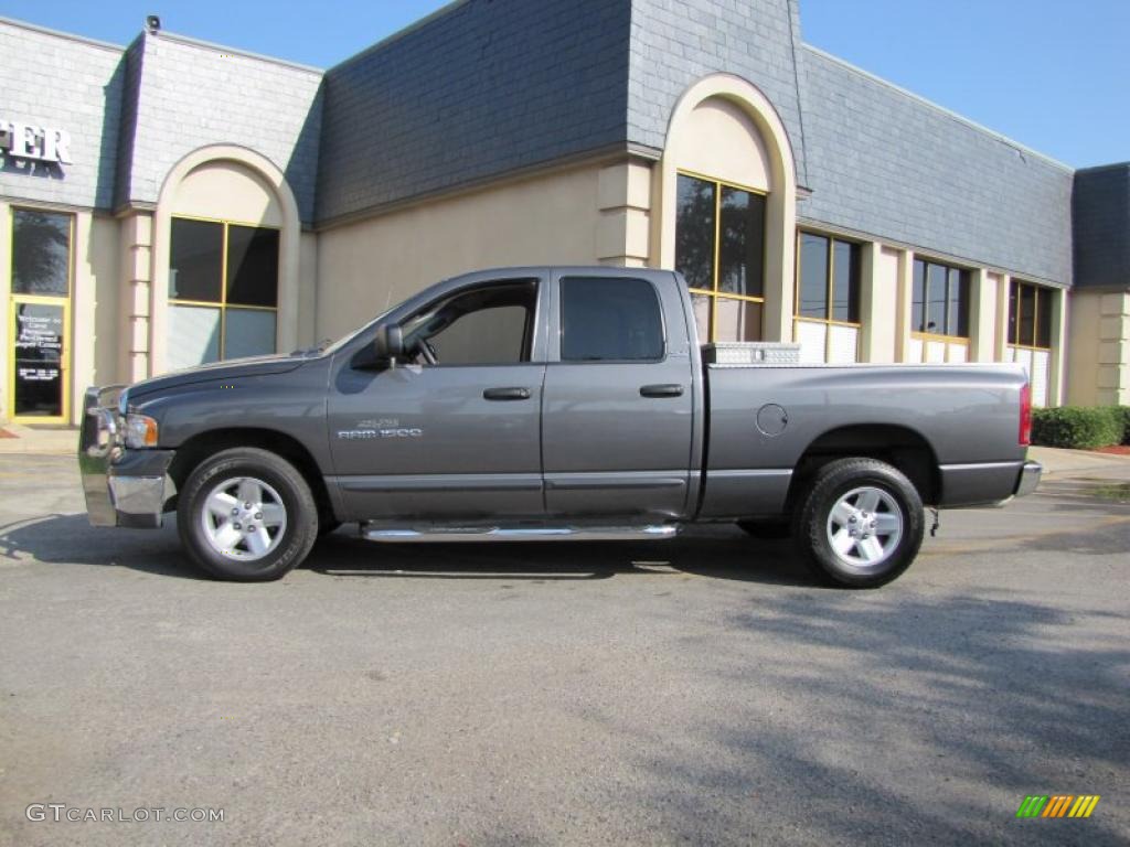 2002 Ram 1500 ST Quad Cab - Graphite Metallic / Dark Slate Gray photo #4