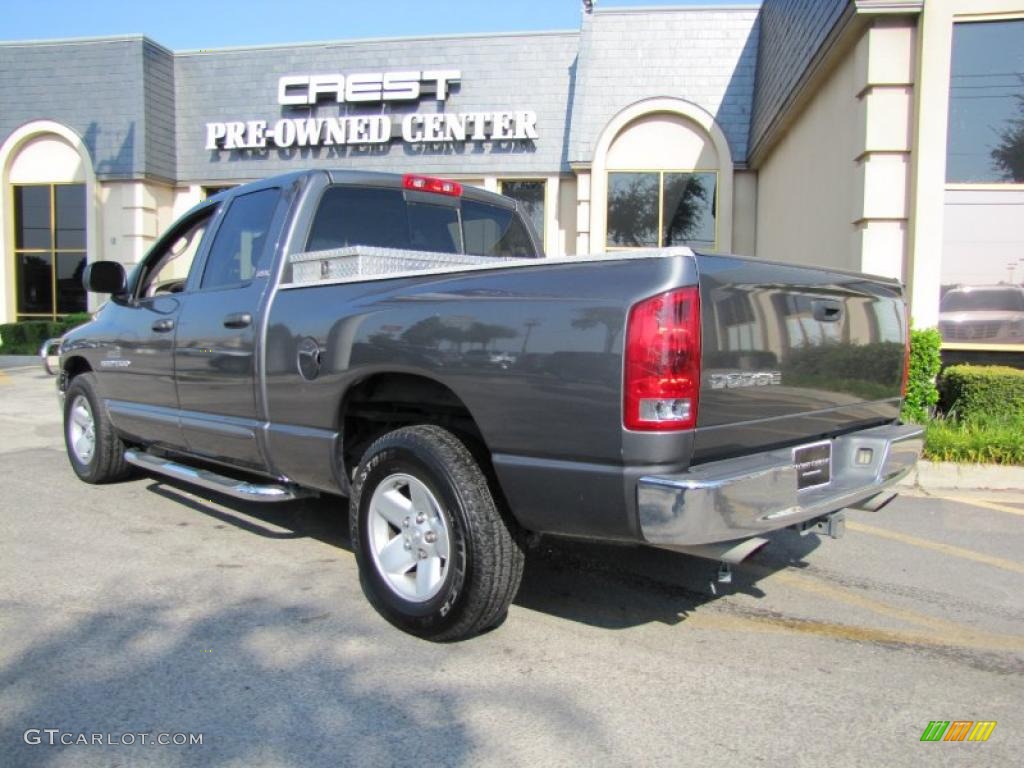 2002 Ram 1500 ST Quad Cab - Graphite Metallic / Dark Slate Gray photo #5