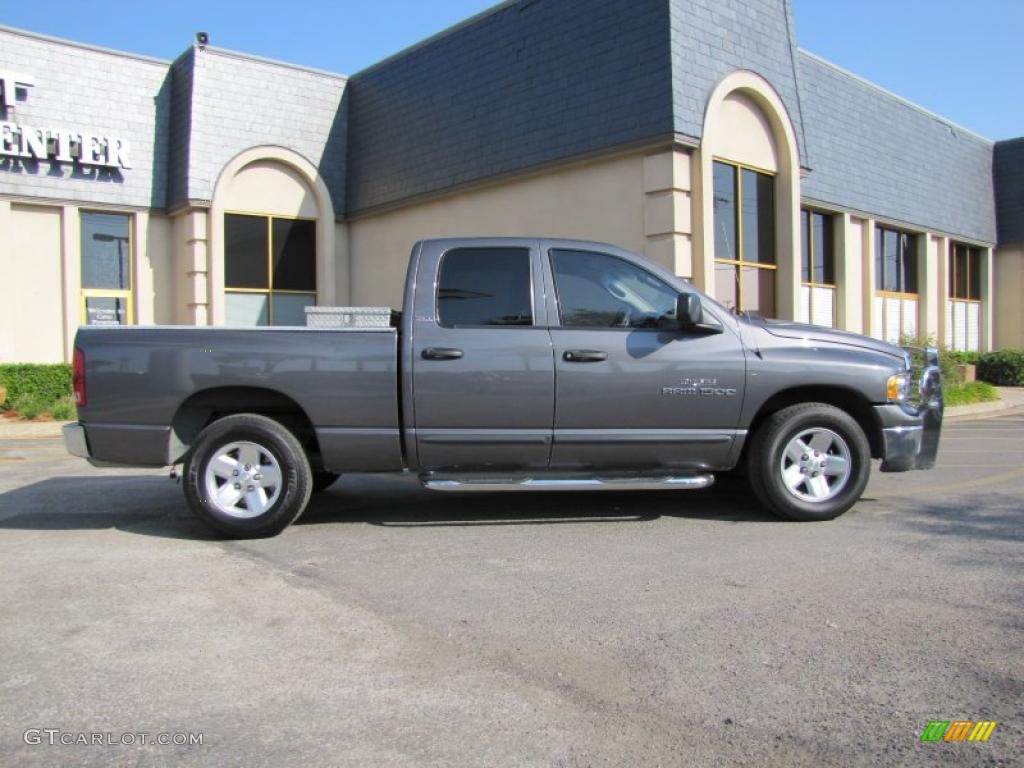 2002 Ram 1500 ST Quad Cab - Graphite Metallic / Dark Slate Gray photo #7