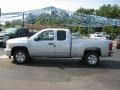 2010 Sheer Silver Metallic Chevrolet Silverado 1500 LT Extended Cab  photo #2