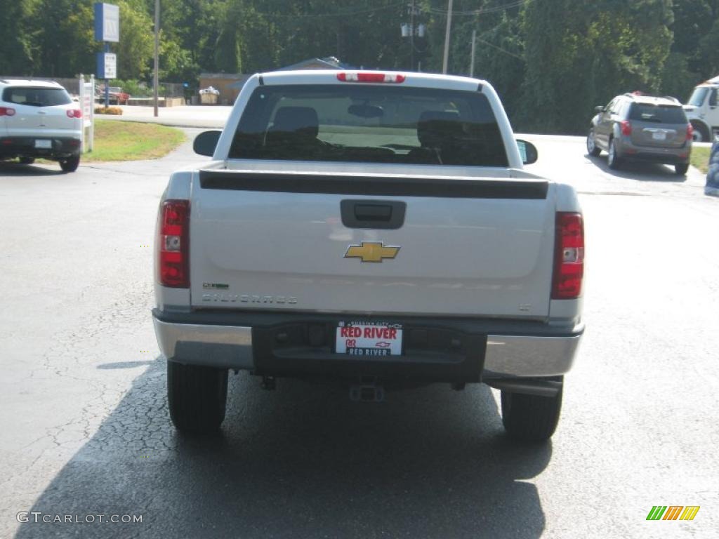 2010 Silverado 1500 LT Extended Cab - Sheer Silver Metallic / Ebony photo #6