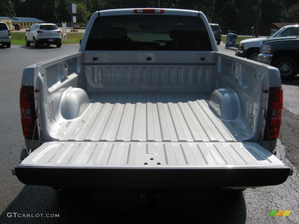 2011 Silverado 1500 LT Extended Cab 4x4 - Sheer Silver Metallic / Ebony photo #17