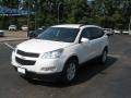 2011 White Diamond Tricoat Chevrolet Traverse LT  photo #1