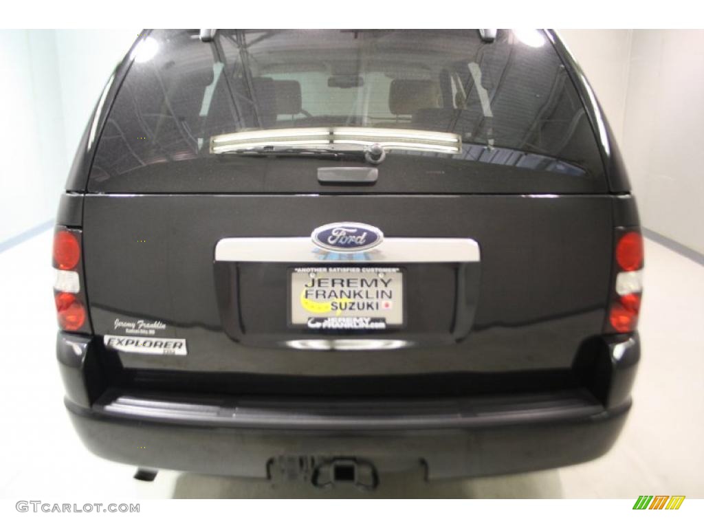 2008 Explorer XLT - Black / Camel photo #5