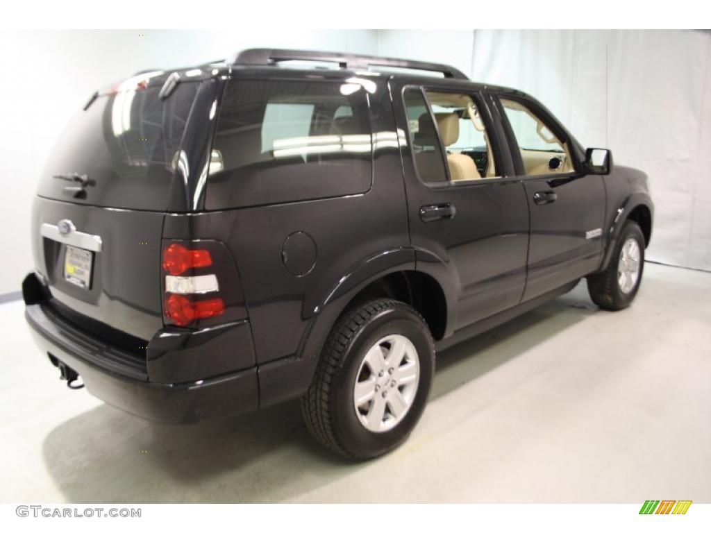 2008 Explorer XLT - Black / Camel photo #6