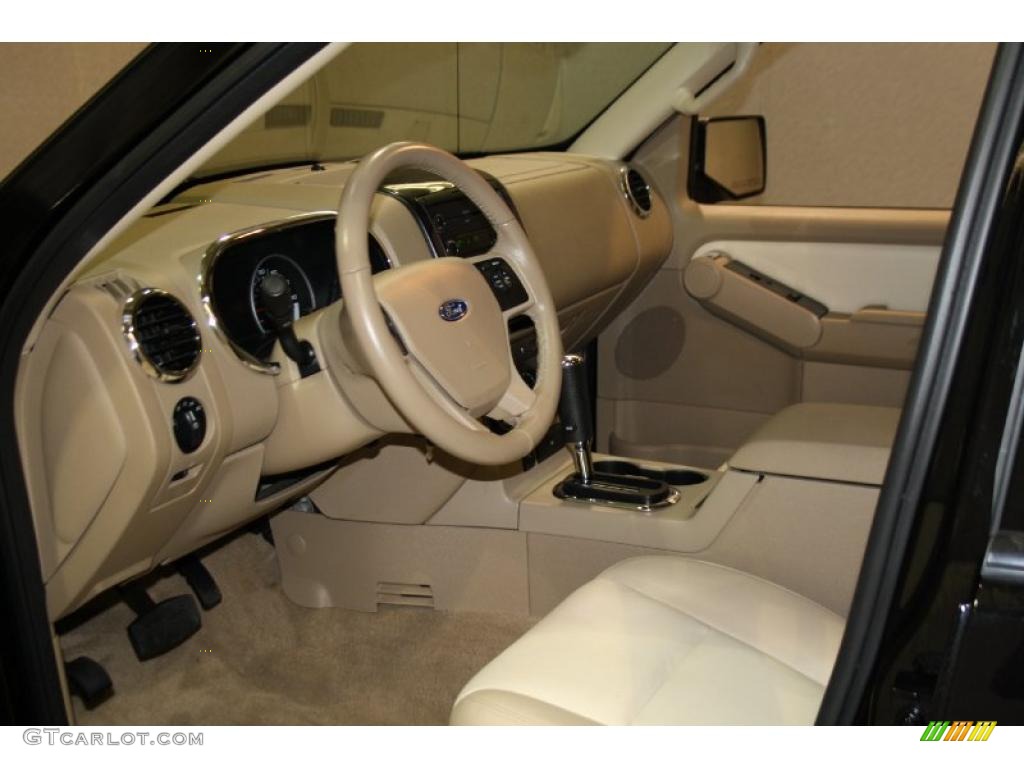 2008 Explorer XLT - Black / Camel photo #11