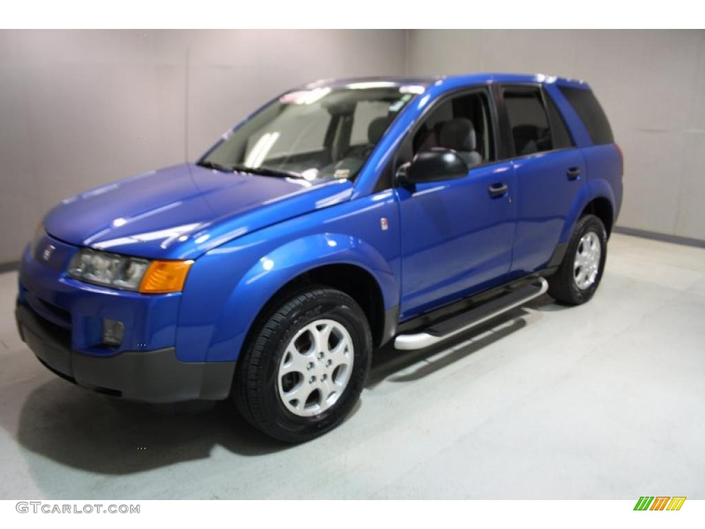 2003 VUE V6 AWD - Bright Blue / Gray photo #3