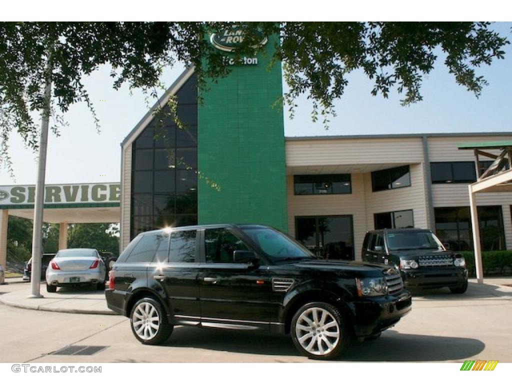 2007 Range Rover Sport Supercharged - Java Black Pearl / Ebony Black photo #1