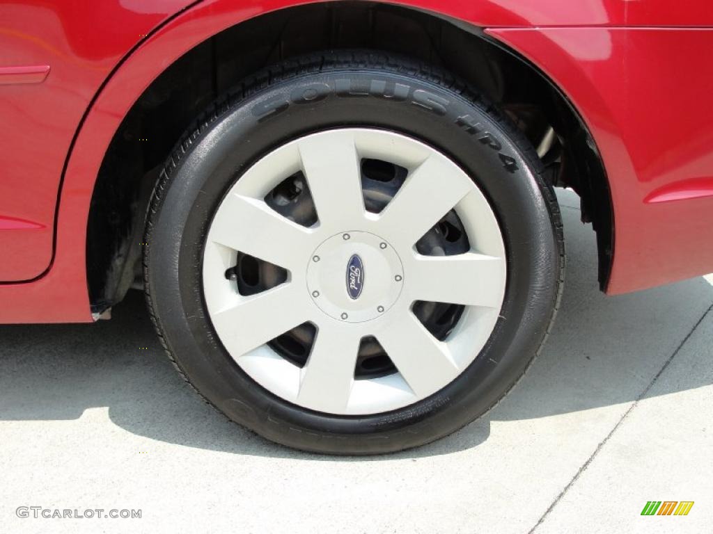 2008 Fusion S - Redfire Metallic / Medium Light Stone photo #14