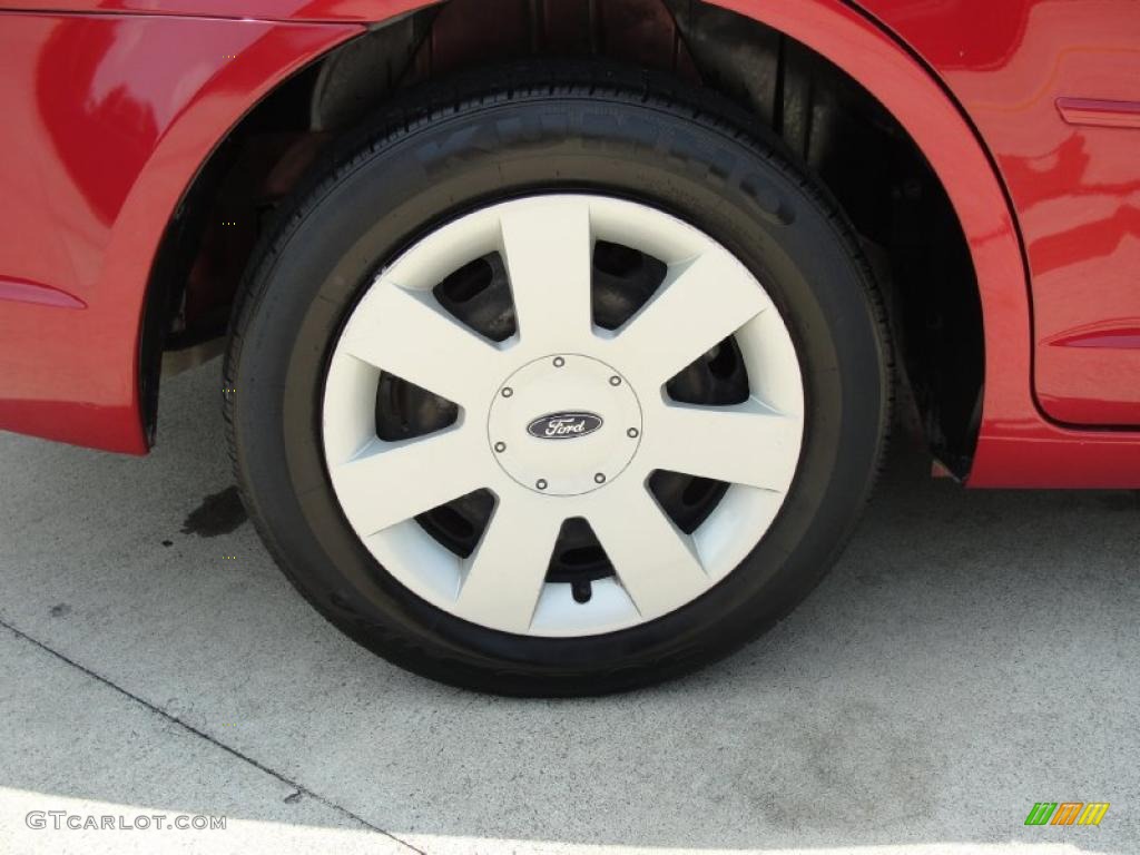 2008 Fusion S - Redfire Metallic / Medium Light Stone photo #15