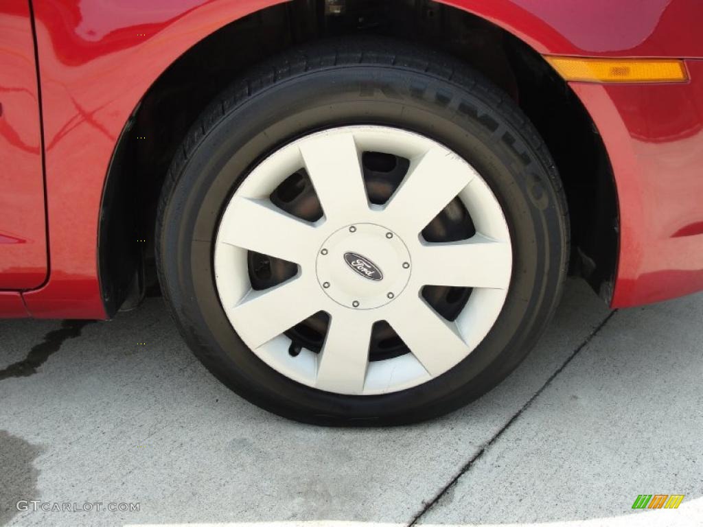 2008 Fusion S - Redfire Metallic / Medium Light Stone photo #16