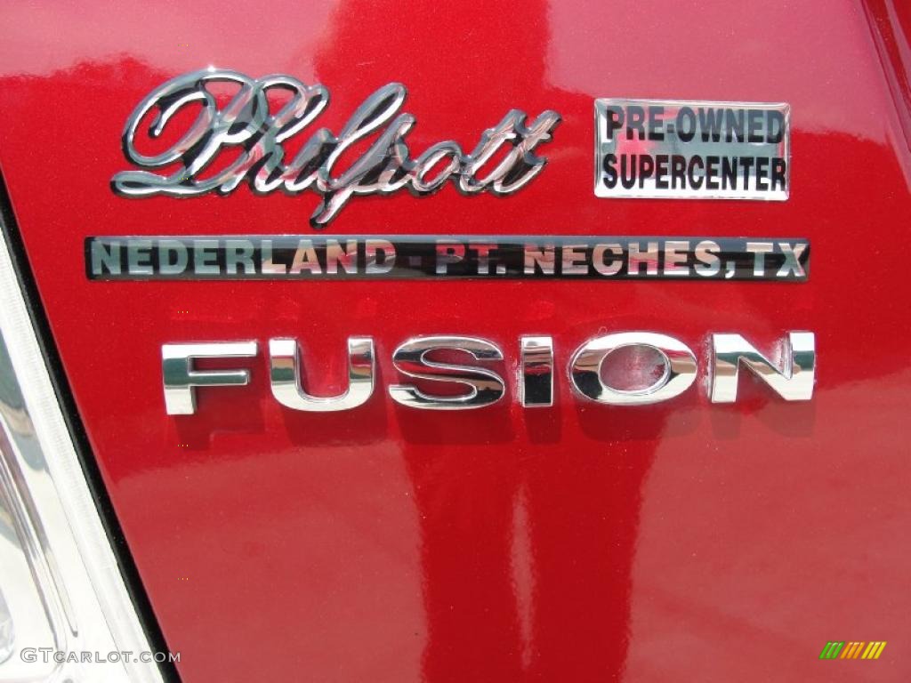 2008 Fusion S - Redfire Metallic / Medium Light Stone photo #21