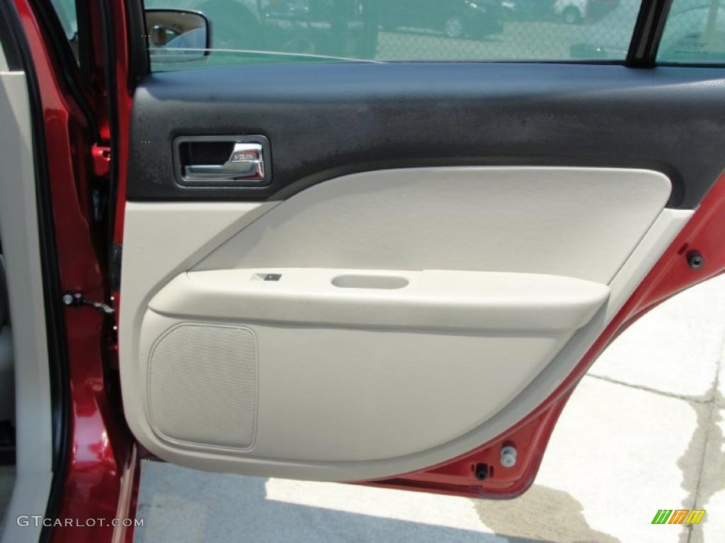 2008 Fusion S - Redfire Metallic / Medium Light Stone photo #27