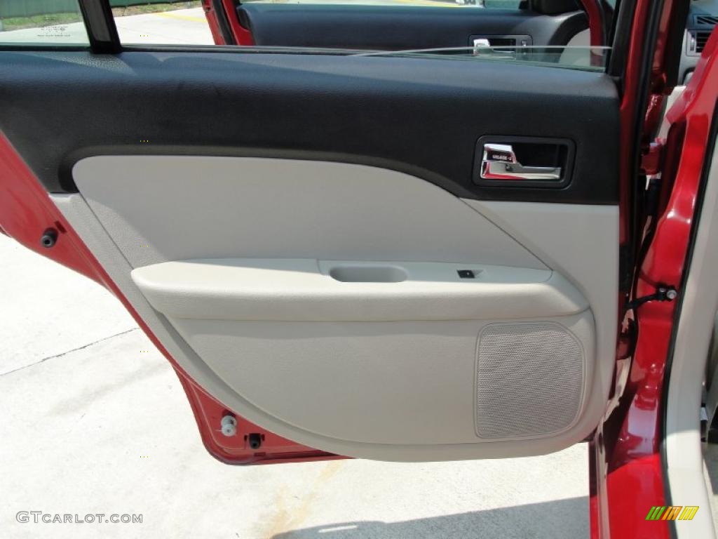2008 Fusion S - Redfire Metallic / Medium Light Stone photo #30