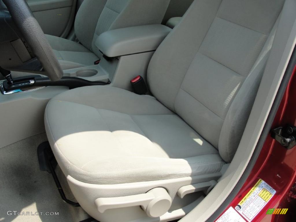 2008 Fusion S - Redfire Metallic / Medium Light Stone photo #35