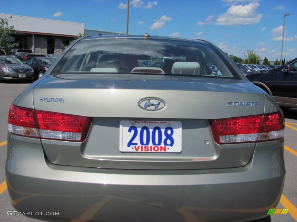 2008 Sonata GLS - Natural Khaki Green / Beige photo #15