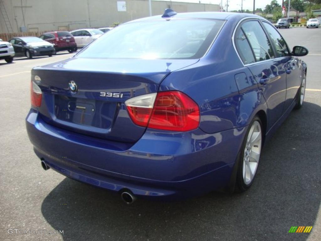 2007 3 Series 335i Sedan - Montego Blue Metallic / Black photo #5
