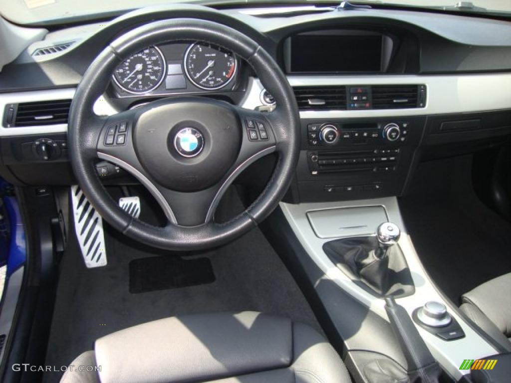 2007 3 Series 335i Sedan - Montego Blue Metallic / Black photo #10
