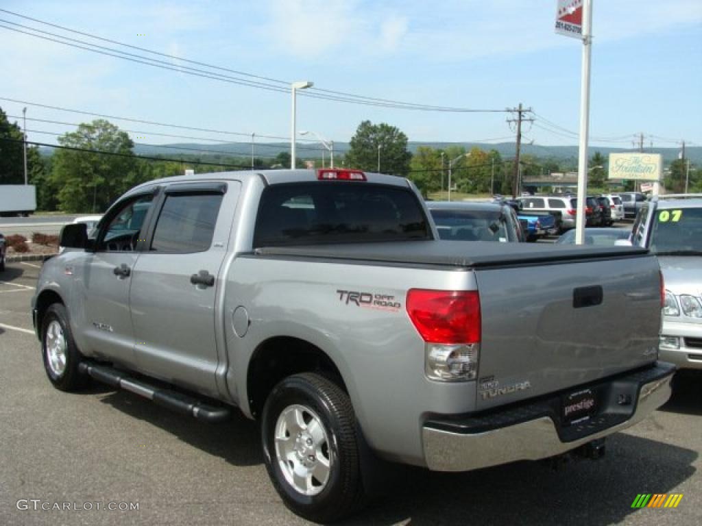 2008 Tundra TRD CrewMax 4x4 - Silver Sky Metallic / Graphite Gray photo #4