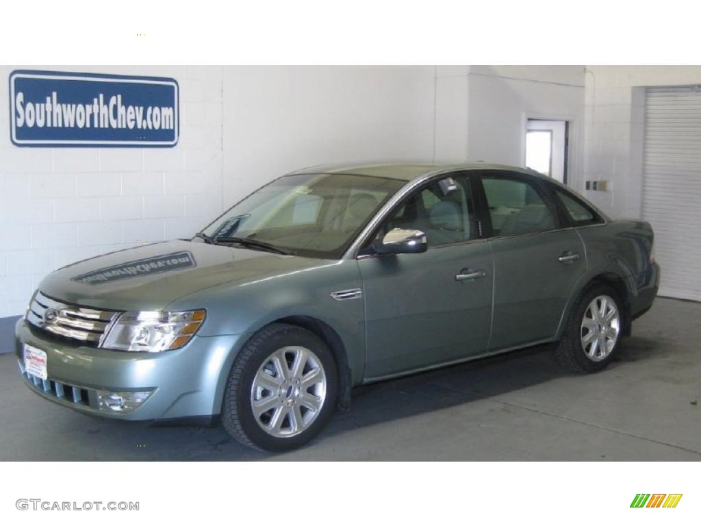 2008 Taurus Limited - Titanium Green Metallic / Medium Light Stone photo #1