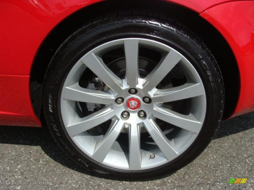 2007 XK XK8 Convertible - Salsa Red / Charcoal photo #14