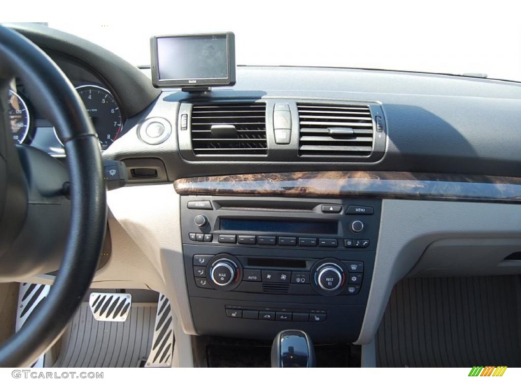 2008 1 Series 135i Convertible - Alpine White / Taupe photo #6