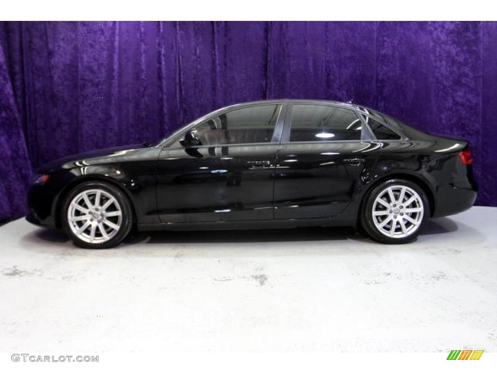 2009 A4 2.0T Sedan - Brilliant Black / Black photo #5