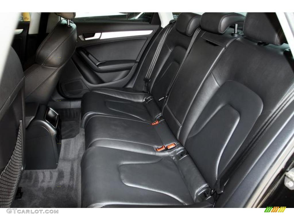 2009 A4 2.0T Sedan - Brilliant Black / Black photo #8