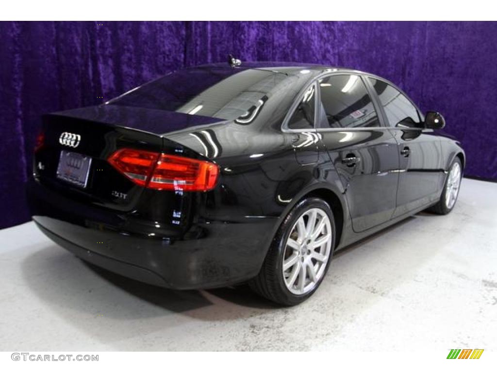 2009 A4 2.0T Sedan - Brilliant Black / Black photo #11