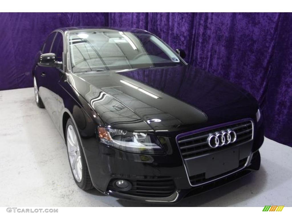2009 A4 2.0T Sedan - Brilliant Black / Black photo #15
