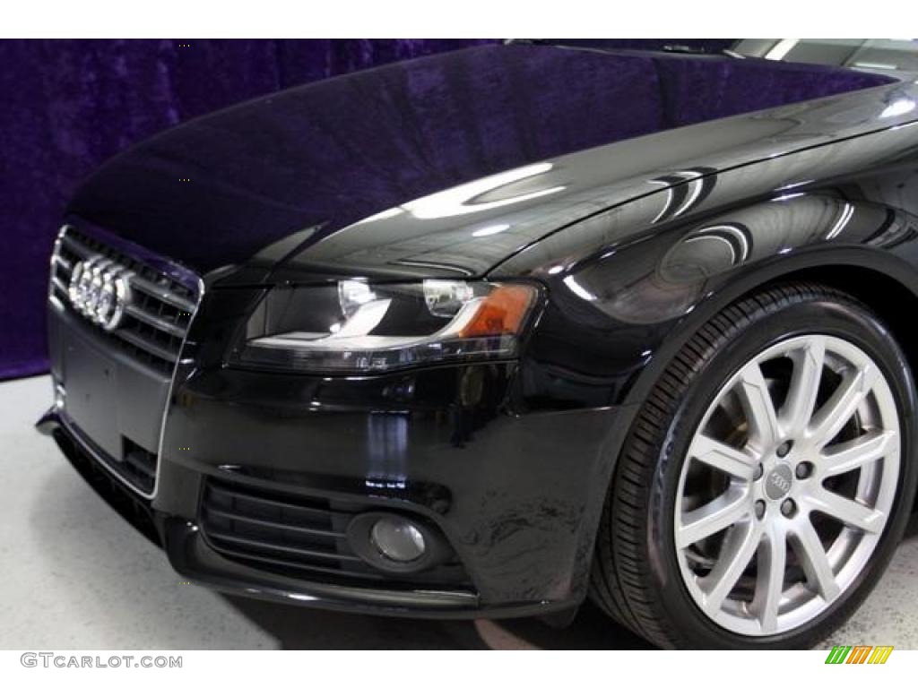 2009 A4 2.0T Sedan - Brilliant Black / Black photo #19