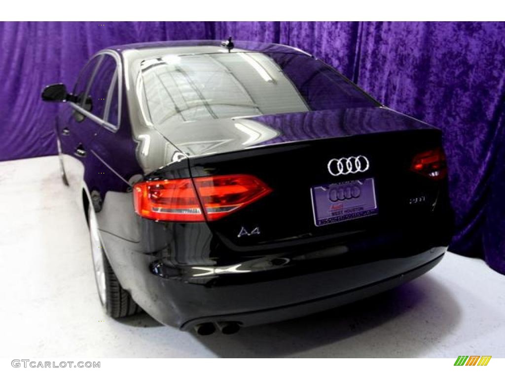 2009 A4 2.0T Sedan - Brilliant Black / Black photo #21