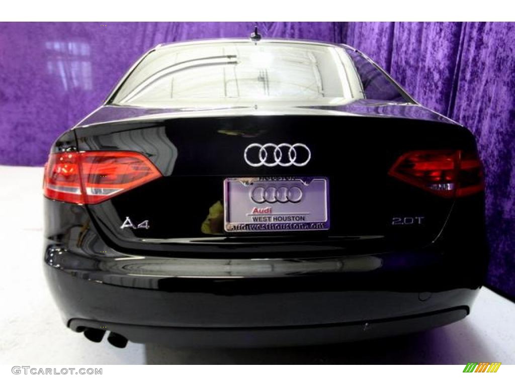 2009 A4 2.0T Sedan - Brilliant Black / Black photo #22