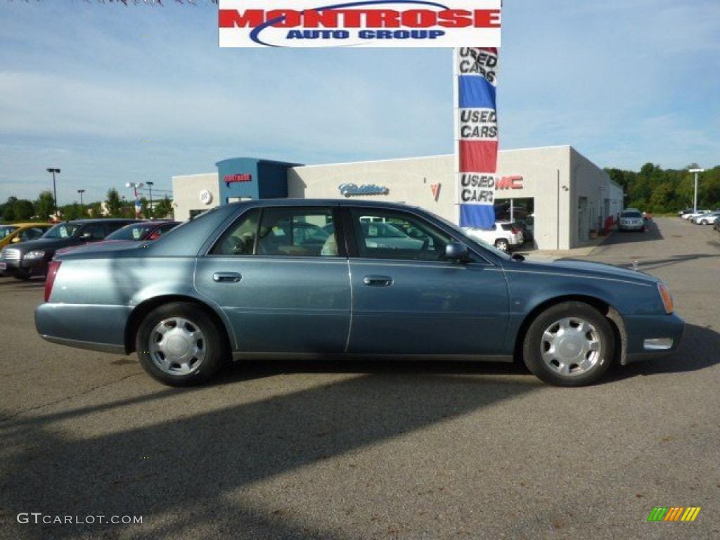 2000 DeVille Sedan - Parisian Blue / Neutral Shale photo #1