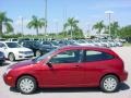2005 Sangria Red Metallic Ford Focus ZX3 S Coupe  photo #11