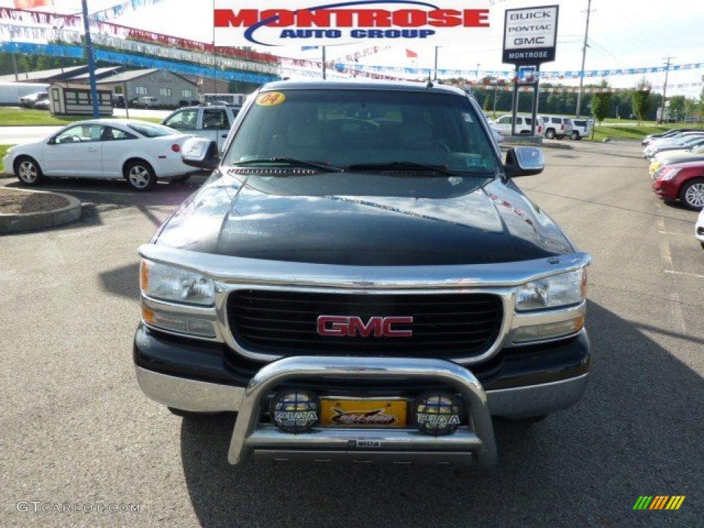 2004 Yukon XL 1500 SLT 4x4 - Onyx Black / Stone Gray photo #4